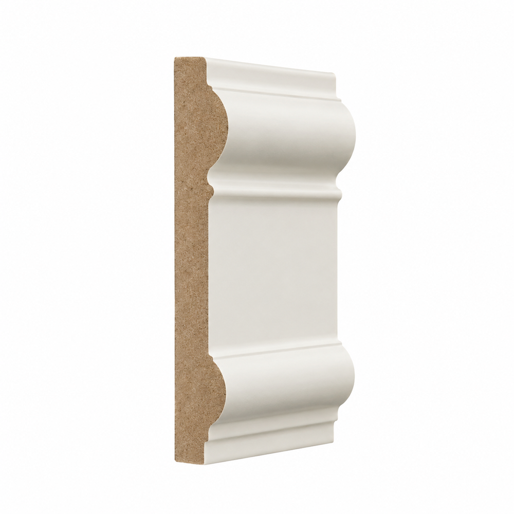 Dado rail moisture-resistant MDF cross-section