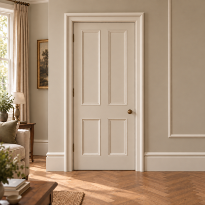 Illustrative painted Taurus Architrave installation in the Limestone and Oak home