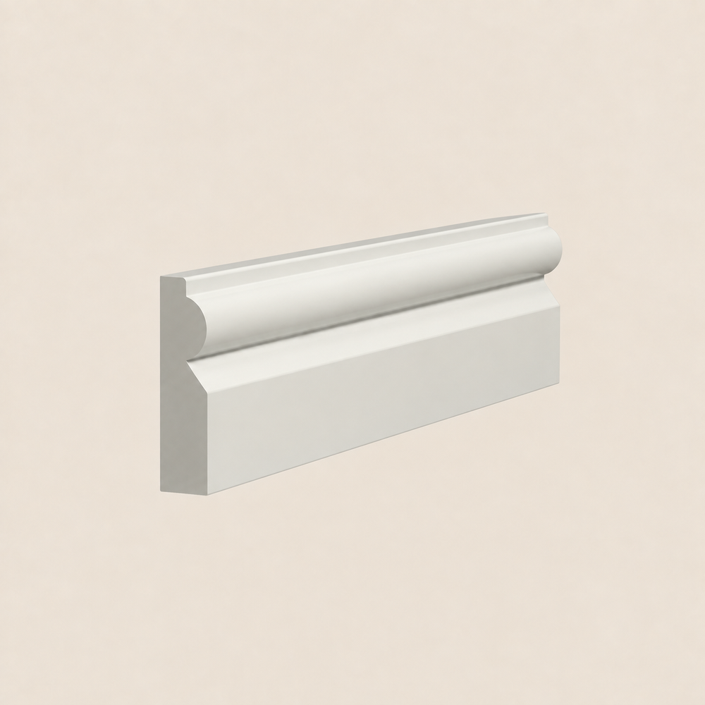 Taurus Architrave profile on a warm limestone background
