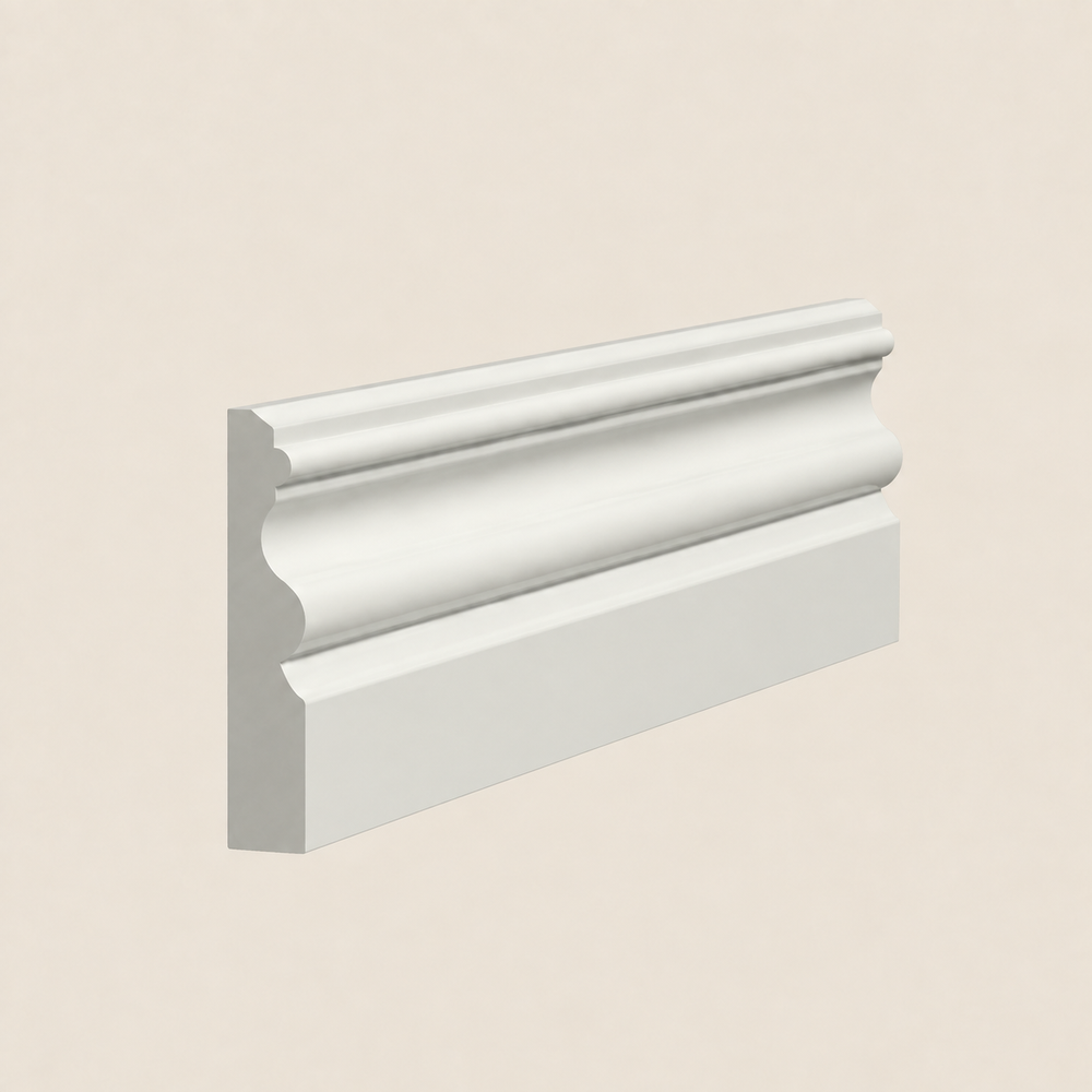Victorian Architrave profile on a warm limestone background