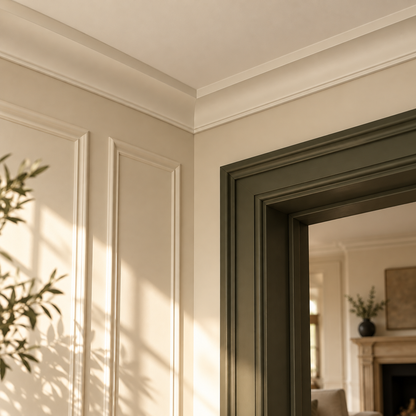 Interior visualisation of cornice in the Limestone and Oak house