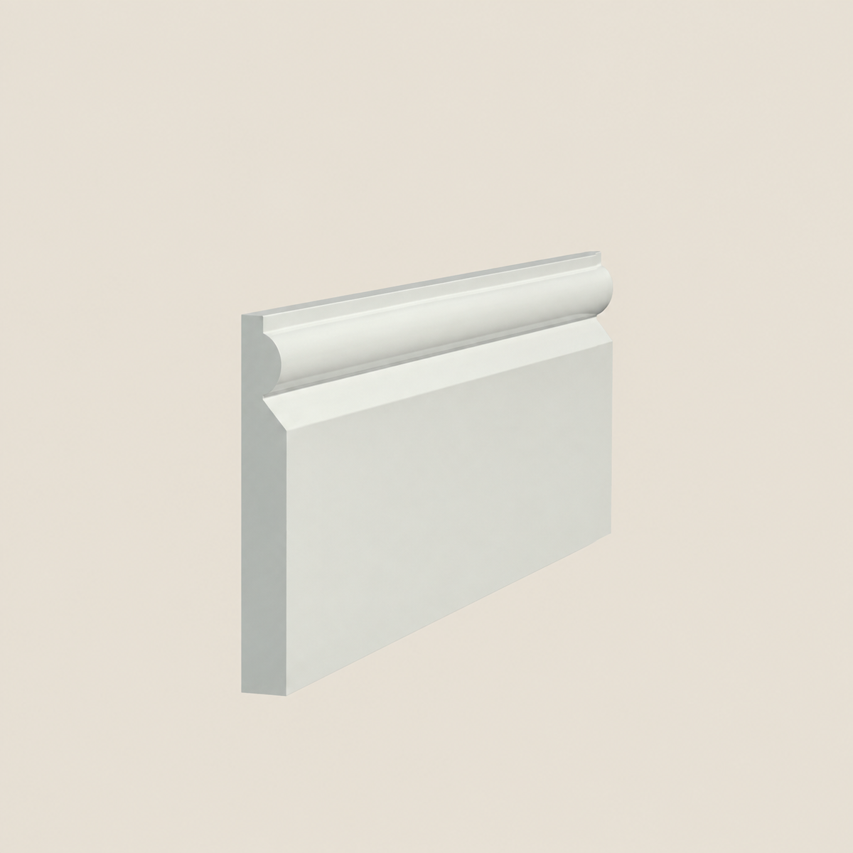 taurus skirting board profile on a limestone background