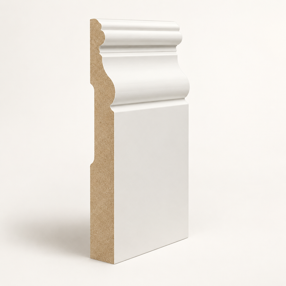 Victorian skirting board moisture-resistant MDF cross-section